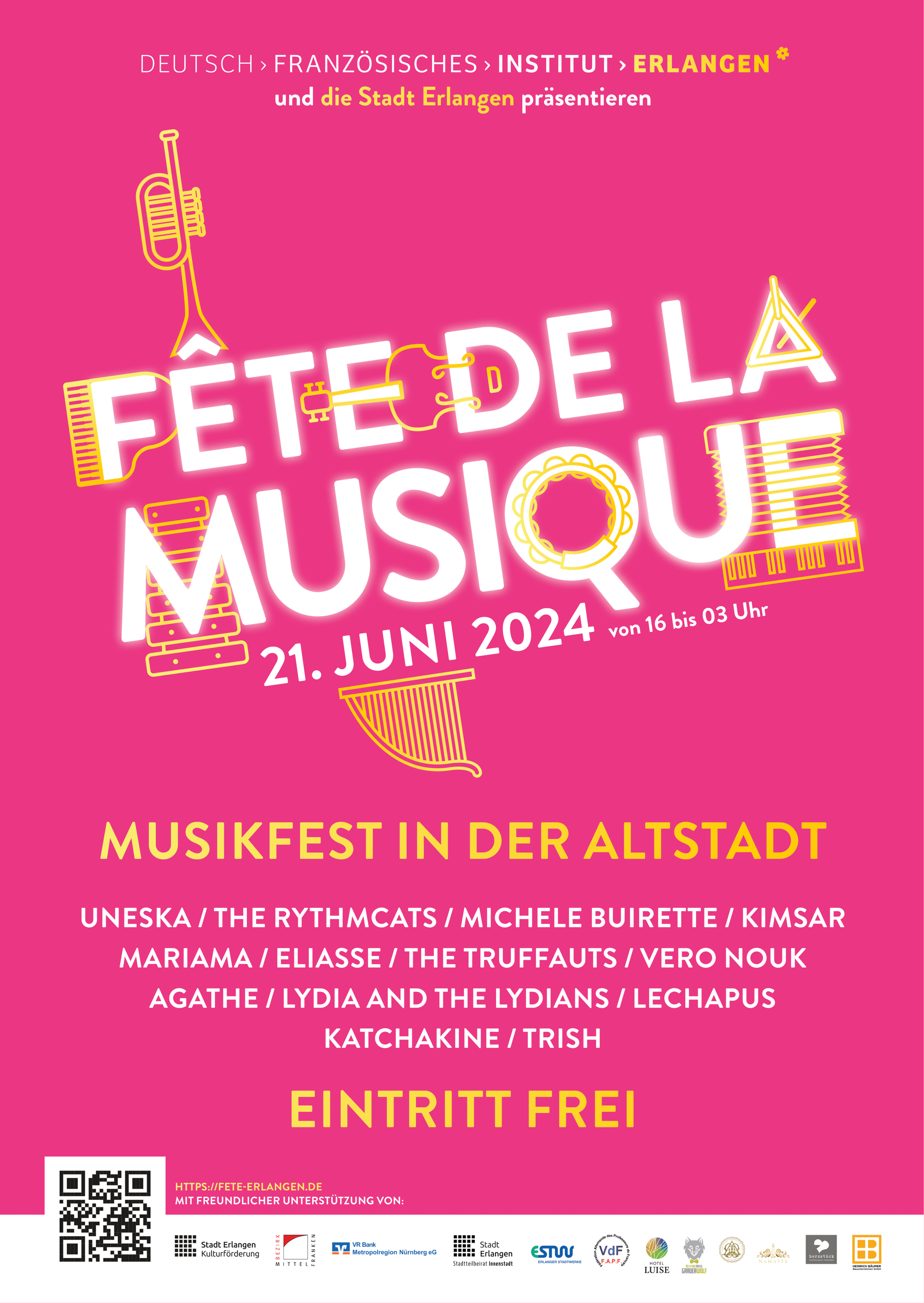 Plakat Fête 2024